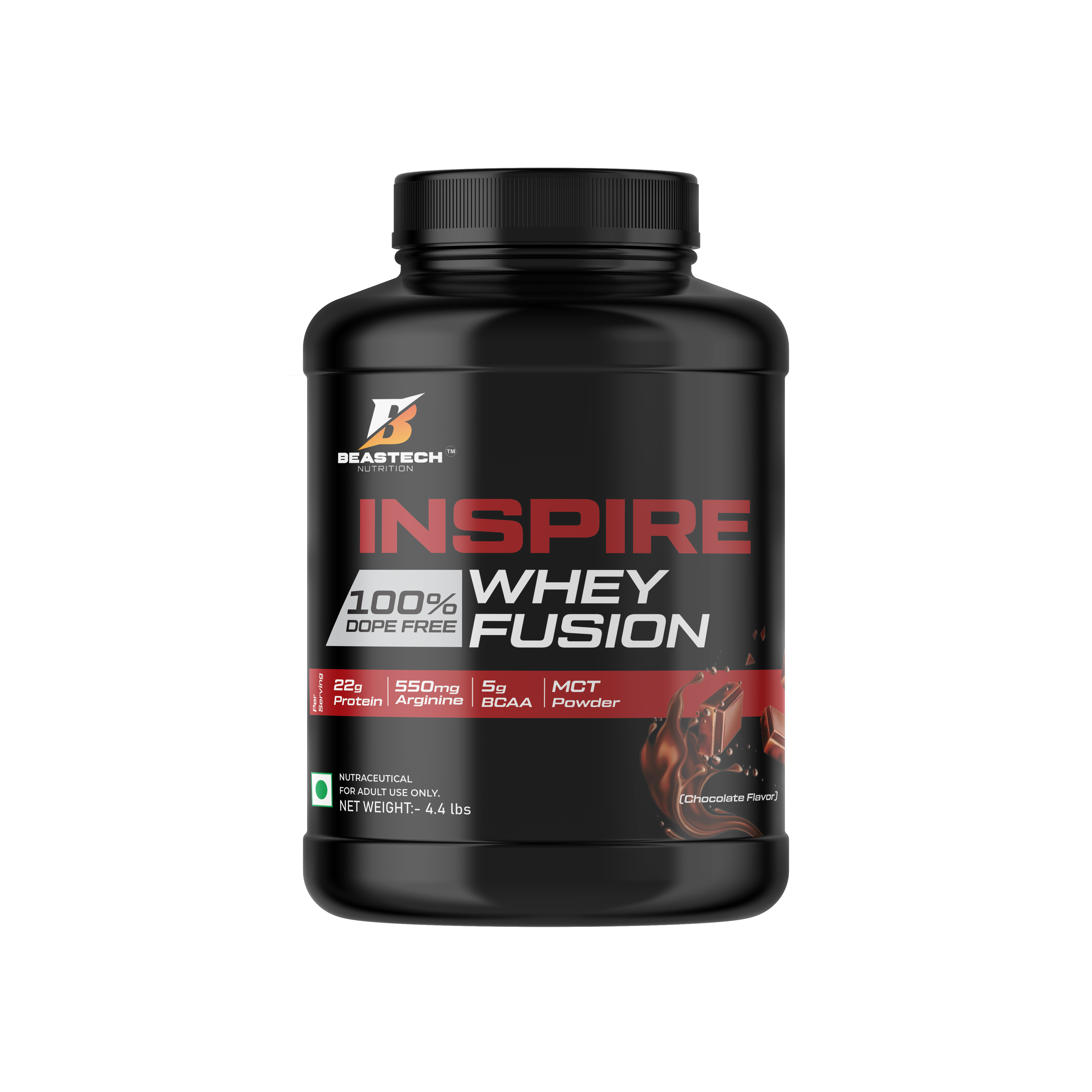 Inspire Whey  Fusion 100% Premium Protein Matrix 2.4Kg  Chocolate