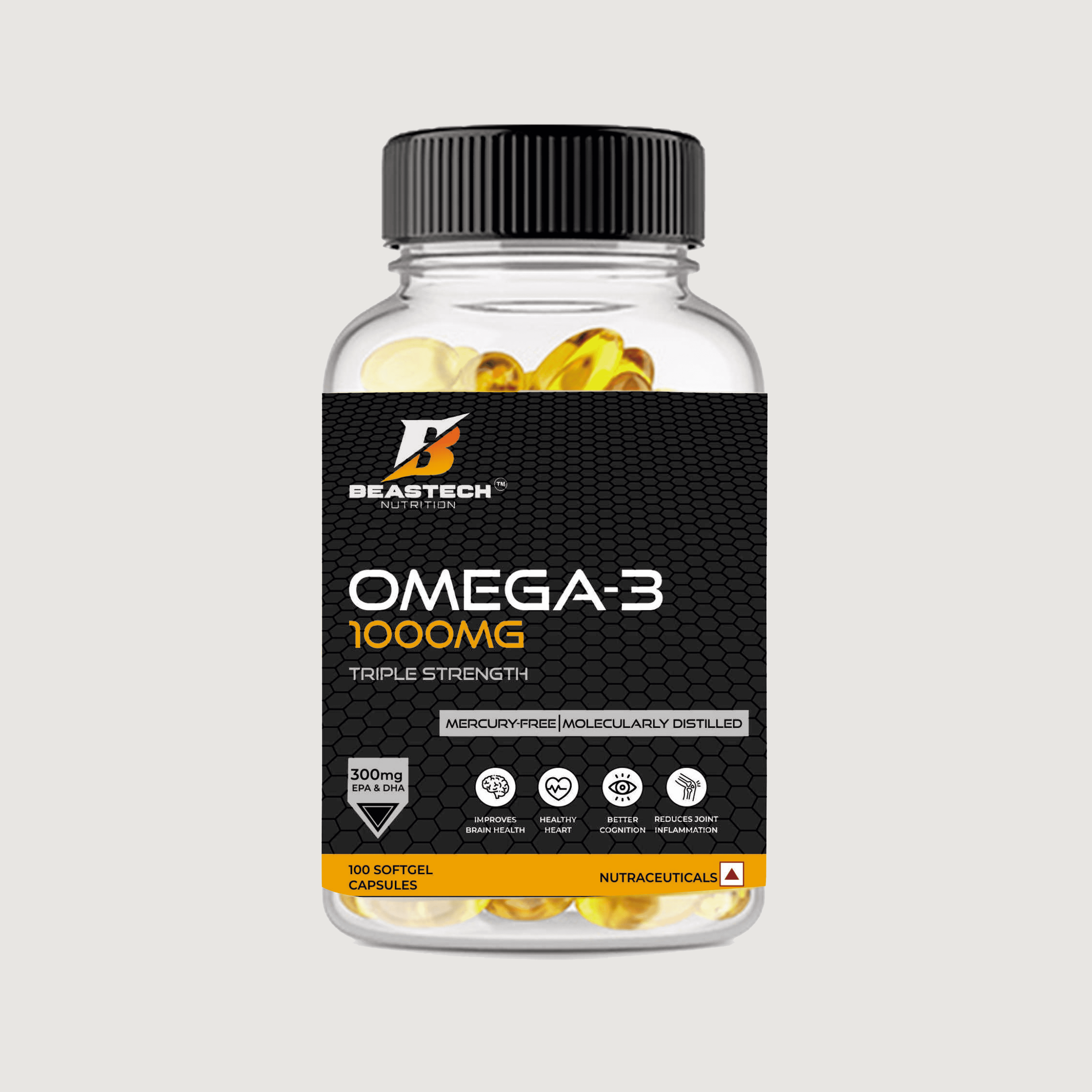 Omega-3 Fatty Acid, Calcium Citrate Maleate, Boron, Methylcobalamin, Folic Acid, Vitamin K2-7 &  Calcitriol Softgel Capsules