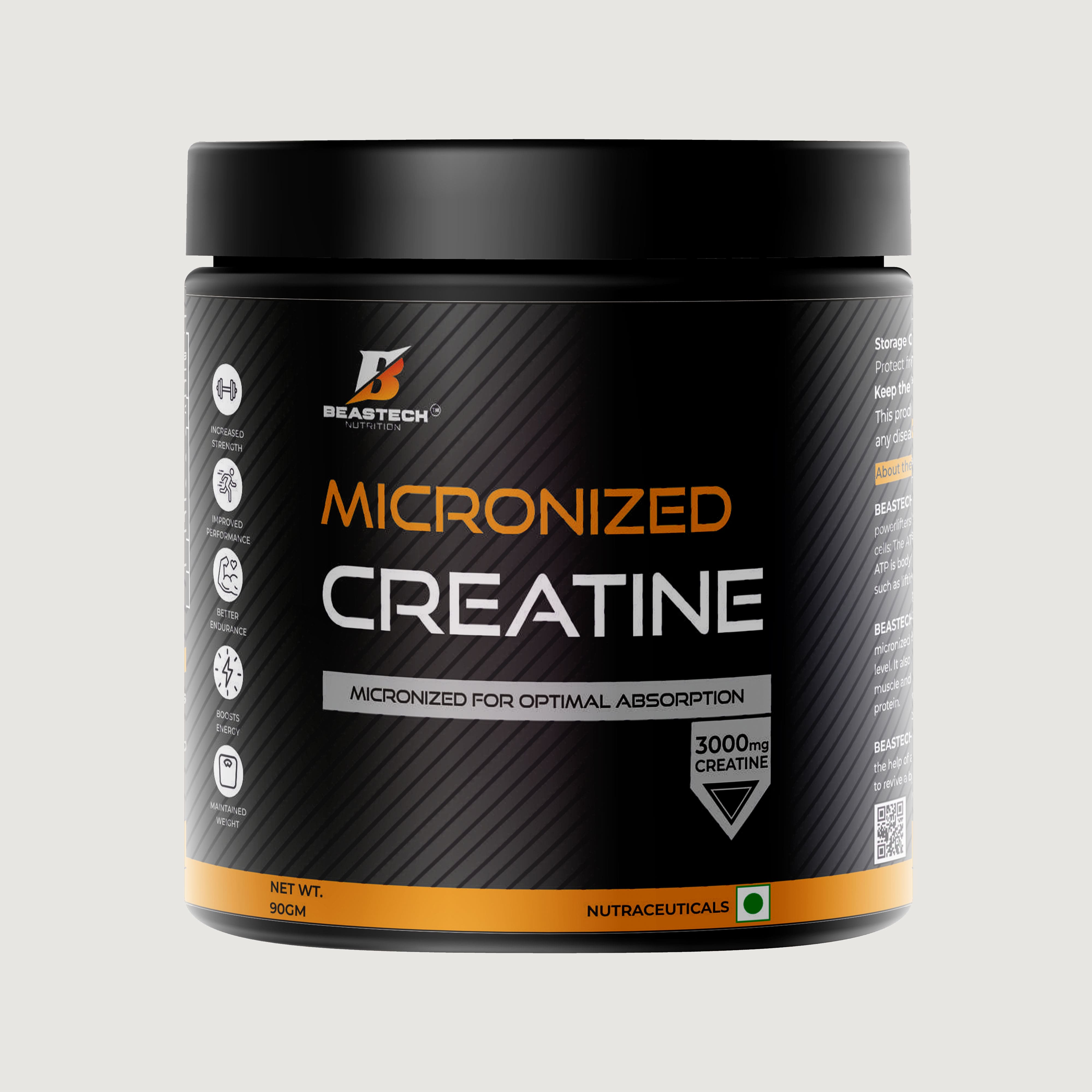 MICRONIZED CREATINE UNFLAVOURED(Coming Soon)