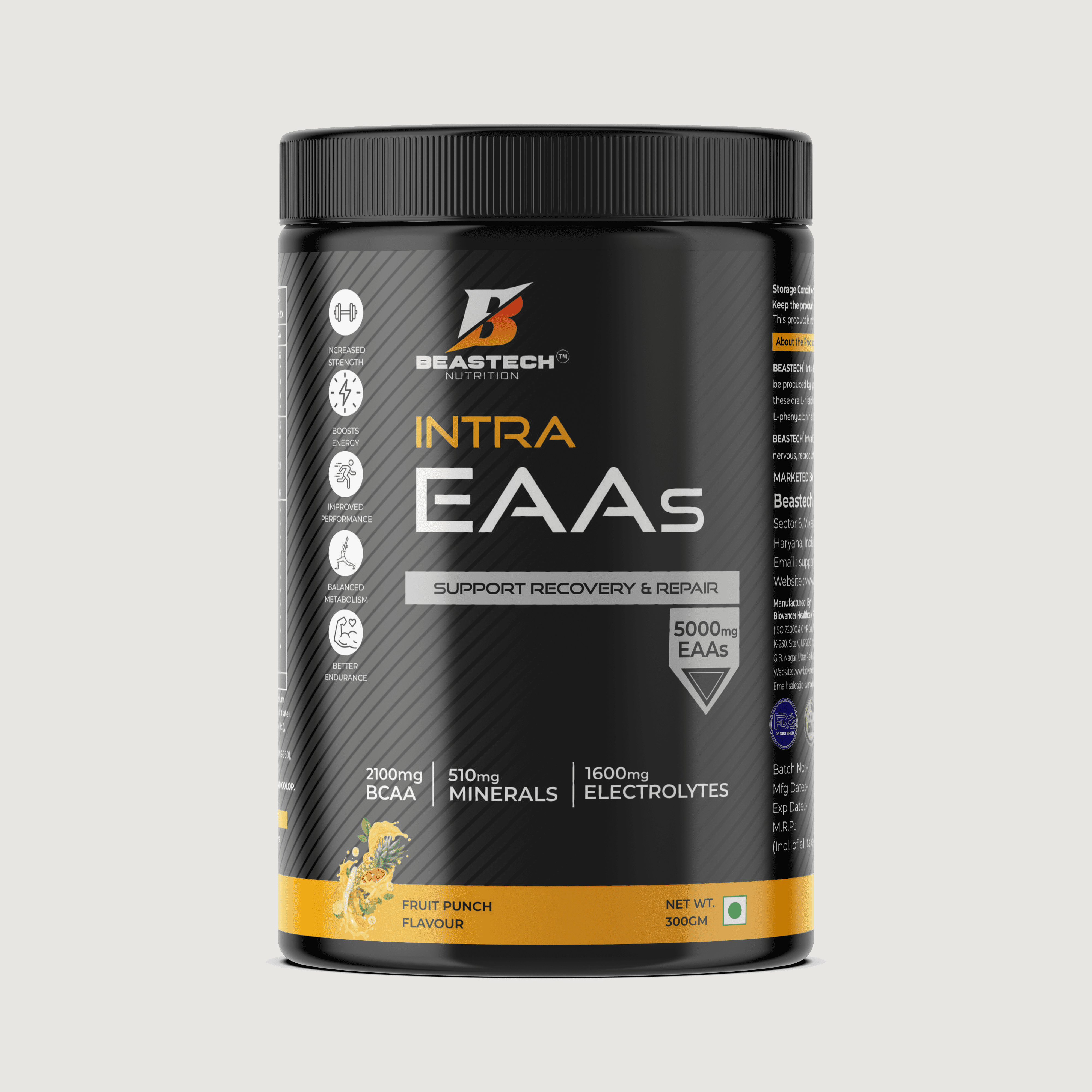 INTRA EAAs Support Recovery & Repair Fruit Punch